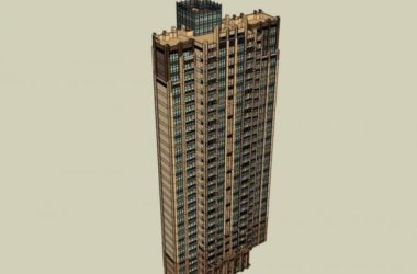 Sketchup住宅模型|超高层住宅,居住建筑,古典风格-BIM建筑网
