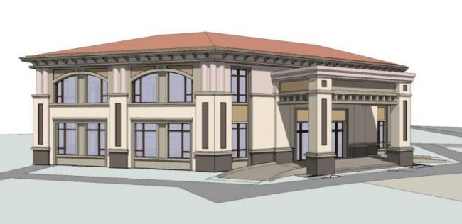 Sketchup商业模型|会所,古典风格 Sketchup商业模型|会所,古典风格