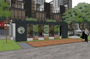 Sketchup景观模型|住宅景观,小区景观,中式风格-BIM建筑网