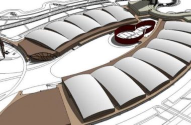 Sketchup文化模型|多高层会展中心,文化建筑,现代风格-BIM建筑网