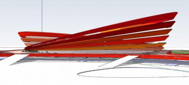 Sketchup体育馆模型|多层体育场,现代风格 Sketchup体育馆模型|多层体育场,现代风格