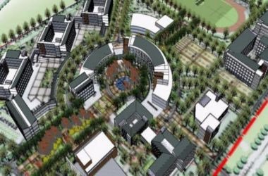 Sketchup学校模型|多层学校,校园教育建筑,现代风格-BIM建筑网