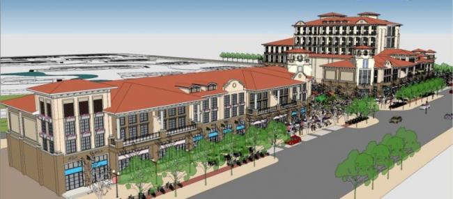 Sketchup商业模型|多层商业街,古典风格 Sketchup商业模型|多层商业街,古典风格