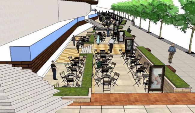 Sketchup景观模型|商业景观,现代风格 Sketchup景观模型|商业景观,现代风格