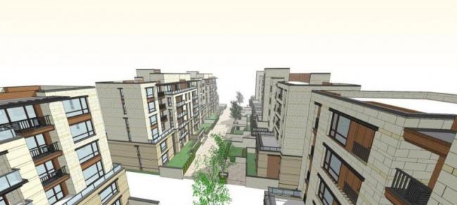 Sketchup住宅模型|多层住宅,现代风格 Sketchup住宅模型|多层住宅,现代风格