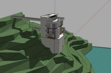 Sketchup住宅模型|道格拉斯住宅,白色派理查德·迈耶,现代风格-BIM建筑网