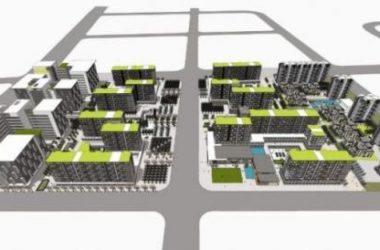 Sketchup住宅模型|多高层住宅小区,现代风格-BIM建筑网