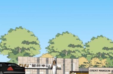 Sketchup景观模型|景观墙,现代风格-BIM建筑网