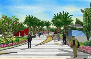 Sketchup景观模型|小区景观,住宅景观,现代风格-BIM建筑网