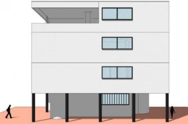 Sketchup住宅模型|多层住宅,柯布西耶,现代风格-BIM建筑网