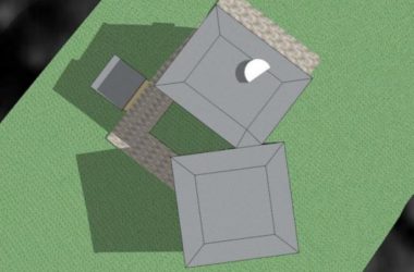 Sketchup住宅模型|低层住宅,现代风格,路易斯·康-BIM建筑网