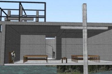 Sketchup文化模型|水之教堂,多层教堂,文化建筑,安藤忠雄,现代风格-BIM建筑网