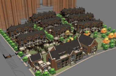 Sketchup住宅模型|多层住宅小区,居住建筑,英式风格,古典风格-BIM建筑网