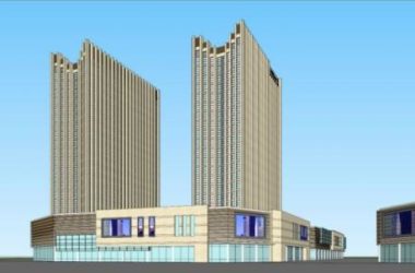 Sketchup综合体模型|高层综合体,现代风格-BIM建筑网