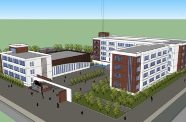 Sketchup学校模型|多层小学学校,校园教育建筑,现代风格-BIM建筑网