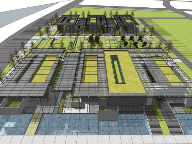 Sketchup商业模型|售楼中心,现代风格 Sketchup商业模型|售楼中心,现代风格