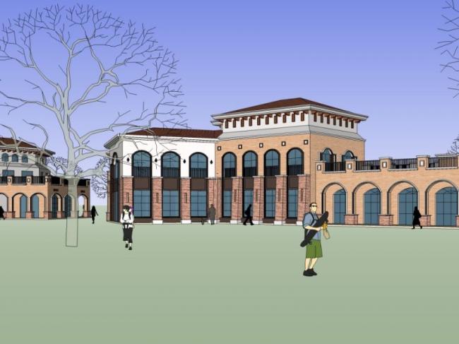 Sketchup商业模型|多层会所,古典风格 Sketchup商业模型|多层会所,古典风格