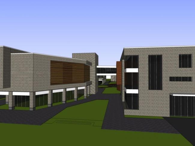 Sketchup商业模型|商业中心,现代风格 Sketchup商业模型|商业中心,现代风格