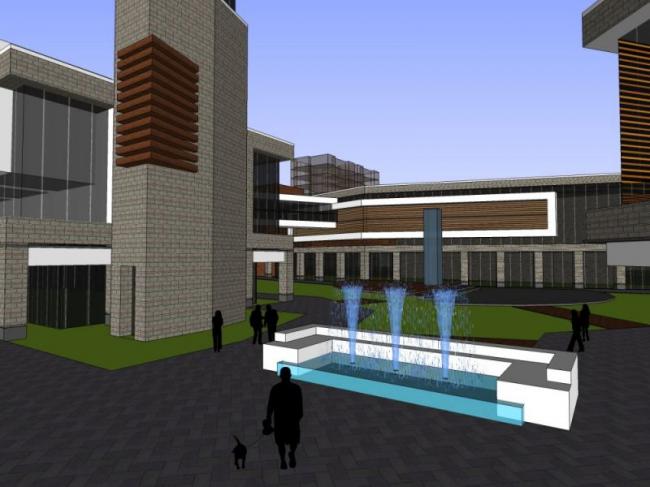 Sketchup商业模型|商业中心,现代风格 Sketchup商业模型|商业中心,现代风格