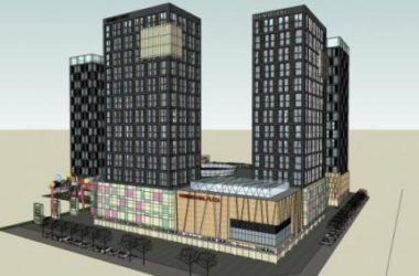 Sketchup综合体模型|多高层商业综合体,现代风格-BIM建筑网