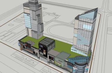 Sketchup综合体模型|多高层商业综合体,现代风格-BIM建筑网