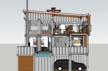 Sketchup住宅模型|独栋住宅,现代风格-BIM建筑网