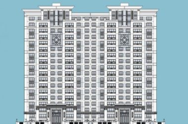 Sketchup住宅模型|高层住宅,居住建筑,中式风格-BIM建筑网