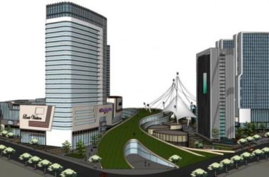 Sketchup综合体模型|多层高层混合商业综合体,现代风格-BIM建筑网