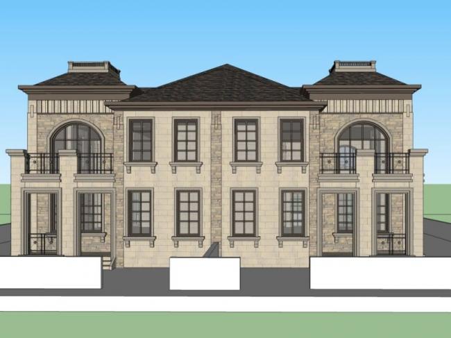 Sketchup商业模型|会所,古典风格 Sketchup商业模型|会所,古典风格