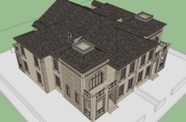 Sketchup商业模型|会所，古典风格-BIM建筑网