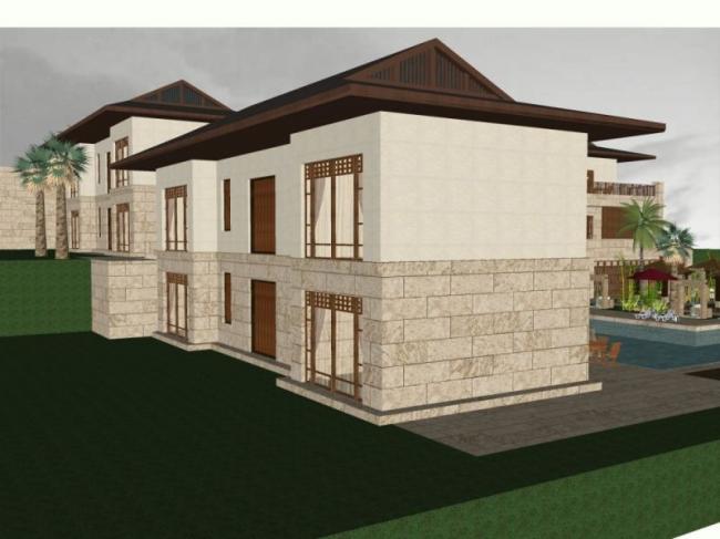 Sketchup商业模型|会所,现代风格 Sketchup商业模型|会所,现代风格