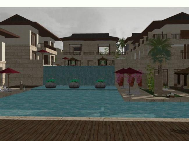 Sketchup商业模型|会所,现代风格 Sketchup商业模型|会所,现代风格