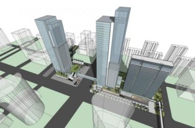 Sketchup综合体模型|超高层商业综合体,现代风格-BIM建筑网