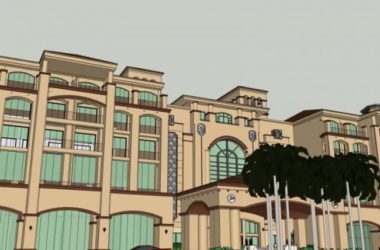 Sketchup酒店模型|多层酒店,西班牙风格-BIM建筑网