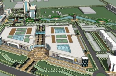 Sketchup综合体模型|多高层城市综合体，现代风格-BIM建筑网