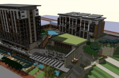 Sketchup酒店模型|山地酒店,古典风格-BIM建筑网