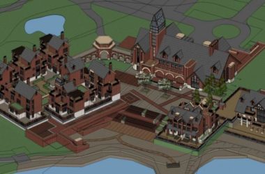 Sketchup商业模型|多层会所，英式风格-BIM建筑网