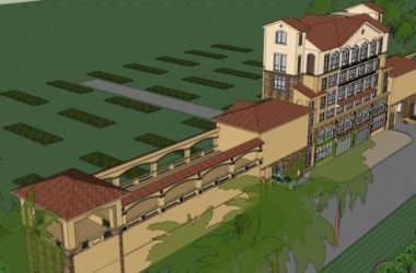 Sketchup酒店模型|多层酒店,古典风格-BIM建筑网