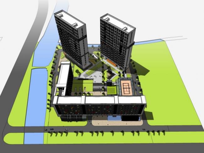 Sketchup酒店模型|高层酒店,现代风格 Sketchup酒店模型|高层酒店,现代风格