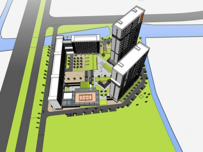 Sketchup酒店模型|高层酒店,现代风格 Sketchup酒店模型|高层酒店,现代风格