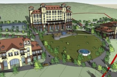 Sketchup酒店模型|多层酒店,地中海风格,古典风格-BIM建筑网