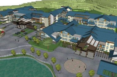 Sketchup酒店模型|多层度假村,中式风格-BIM建筑网