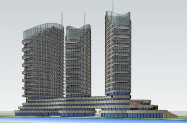 Sketchup综合体模型|多高层商业综合体,住宅,现代风格-BIM建筑网