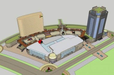 Sketchup综合体模型|多高层商业综合体,酒店,办公,现代风格-BIM建筑网