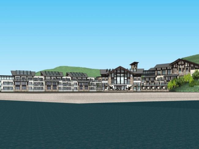 Sketchup酒店模型|多层酒店,中式风格 Sketchup酒店模型|多层酒店,中式风格