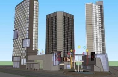 Sketchup综合体模型|多高层商业综合体,住宅,办公,现代风格-BIM建筑网