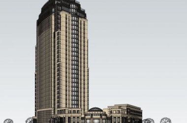Sketchup酒店模型|高层酒店,现代风格-BIM建筑网