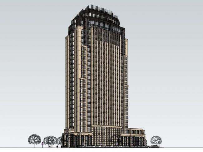 Sketchup酒店模型|高层酒店,现代风格 Sketchup酒店模型|高层酒店,现代风格