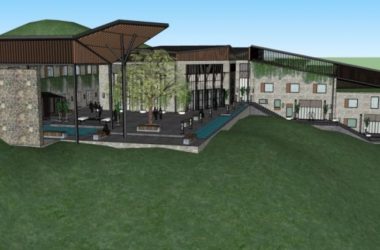 Sketchup酒店模型|山地酒店,低层,中式风格-BIM建筑网