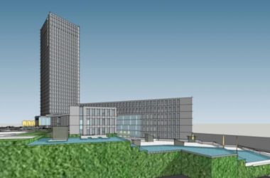 Sketchup综合体模型|超高层城市综合体,商业,办公,现代风格-BIM建筑网